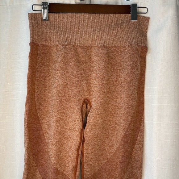 Victoria’s Secret Pink High Rise Seamless Leggings Cinnamon Heather Size M - Picture 3 of 10